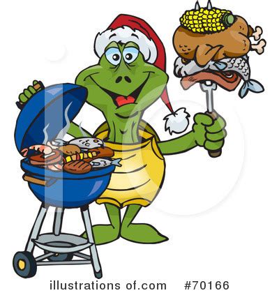 Barbecue Clipart #70166 - Illustration by Dennis Holmes Designs