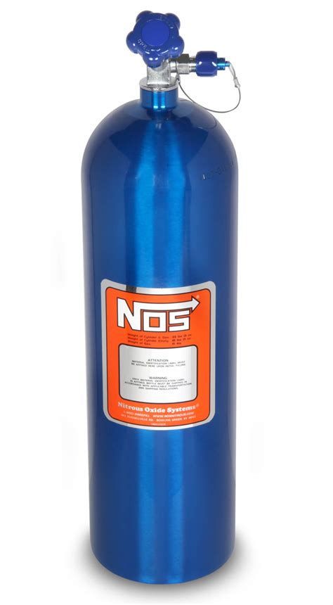 Nos 14750 Zr1nos 15 Lb Electric Blue Nitrous Bottle Holley