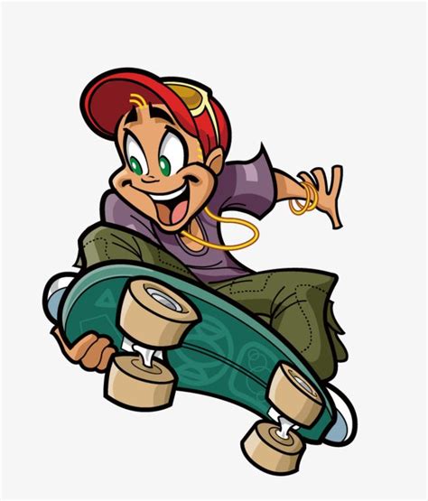 Skateboard Skateboard Vector Cartoon Characters