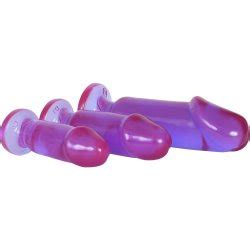 Crystal Jellies Anal Starter Kit Purple Sex Toys Adult Novelties