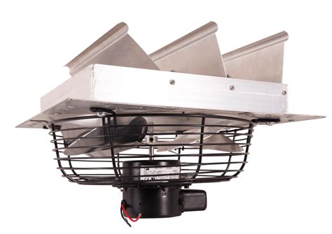 Shutter Mounted Wall Exhaust Fan 12 Inch W 9 Cord And Plug 900 Cfm Var