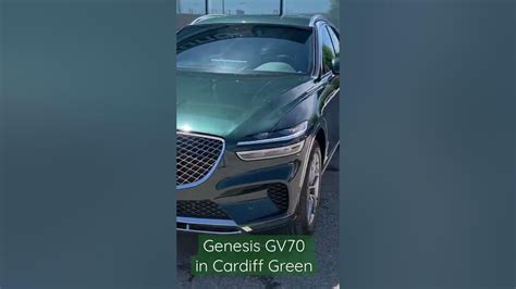 Gorgeous Gv70 Advanced Plus In Cardiff Green Youtube