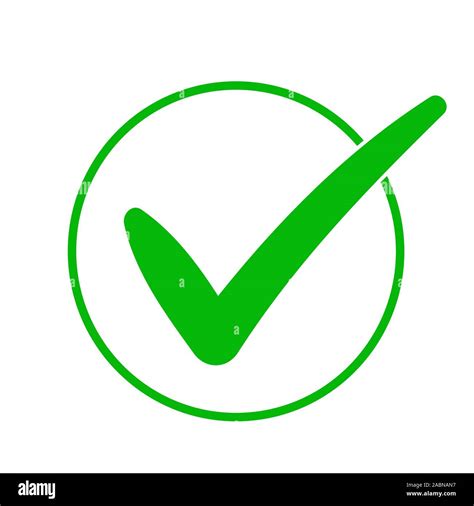 Green Check Mark Icon Tick Symbol Royalty Free Vector Vrogue Co