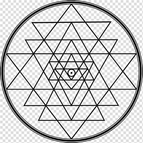 Sri Yantra Sacred Geometry Sacred Geometry Transparent Background Png