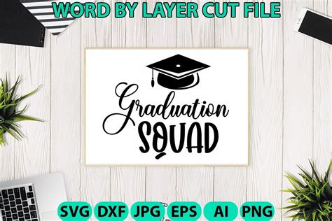Graduation Squad Svg Graphic By Svg Bundlehouse · Creative Fabrica