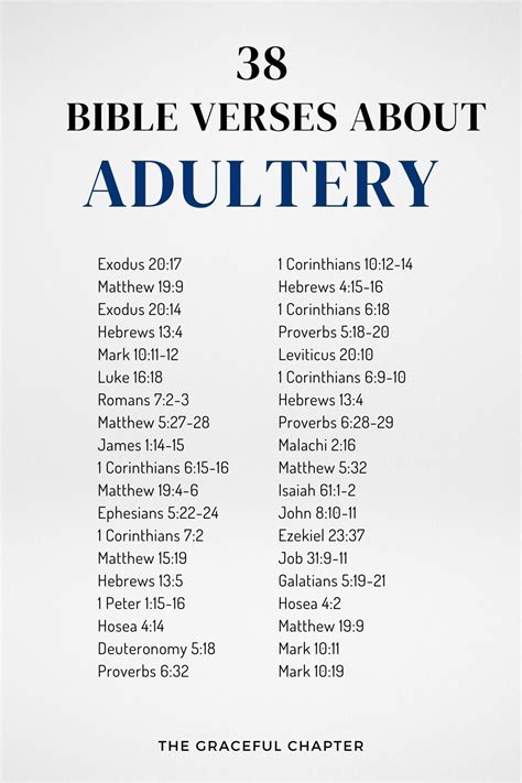 38 Bible Verses About Adultery Artofit