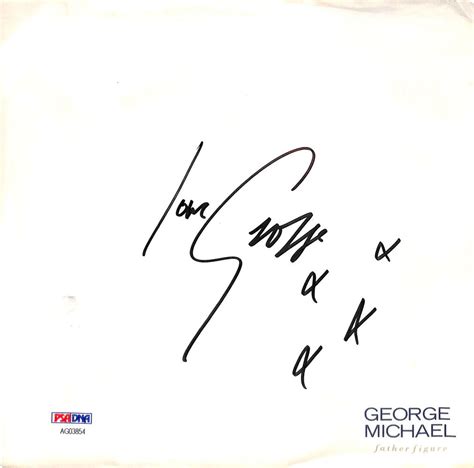Music George Michael Images Psa Autographfacts℠