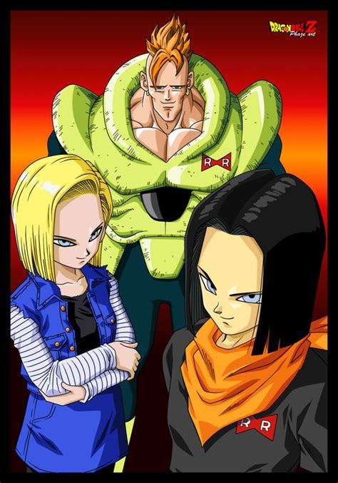 Androids C 16 C 17 And C 18 By Phazen1 On Deviantart Anime Dragon Ball Dragon Ball Super