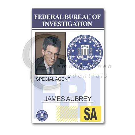 Fbi Id Bones Commissioned Credentials