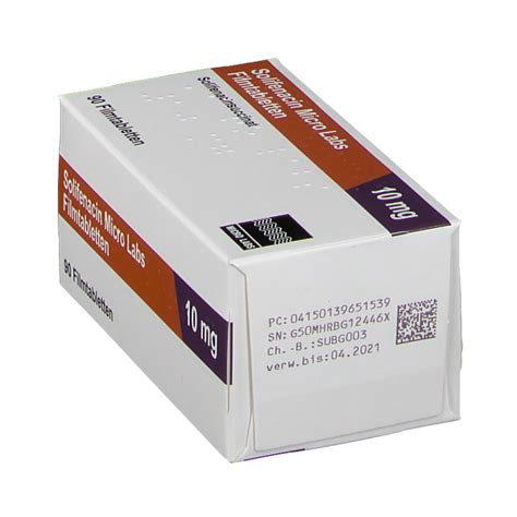 An online medical store to order drugs online at best price in india. SOLIFENACIN Micro Labs 10 mg Filmtabletten 90 St - shop ...