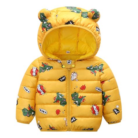 Maxcozy Hooded Winter Coats For Little Kids Padded Light Puffer