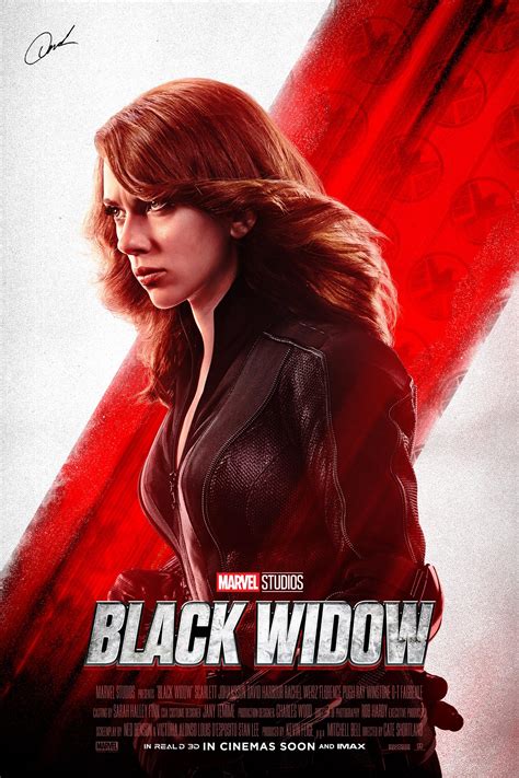 Black Widow Movie Poster Design By Omer Kose Marvelstudios