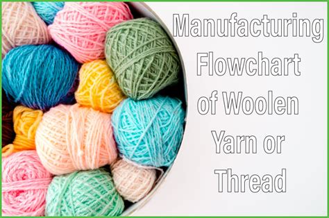 Manufacturing Flowchart Of Woolen Yarn Textile Apex