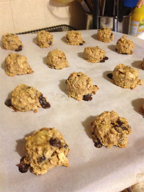 Preheat oven to 350 degreesmix together 1/2 cup of rolled oats2 tbsp flax seed (ground)1 mashed bananadash of cinnamonmake three cookies on parchment paper a. Engine 2 Diet recipe from not yet released "My Beef with ...