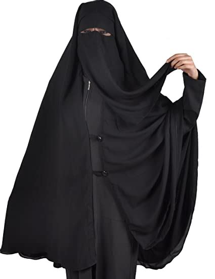 Egypt Bazar Niqab Hijab Gesichtsschleier Burka Khimar Islamische Gebetskleidung Schwarz
