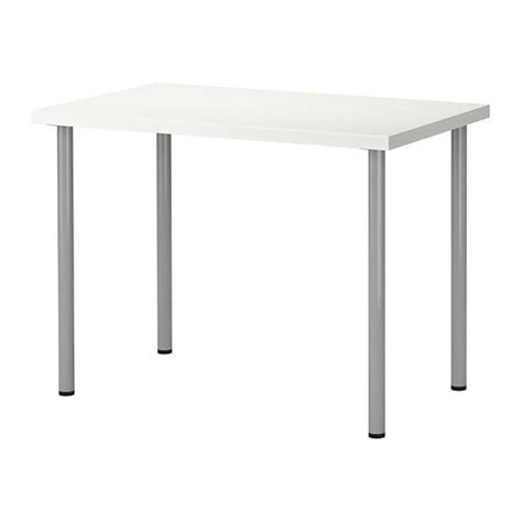 Linnmon Adils Table Whitesilver Color Ikea