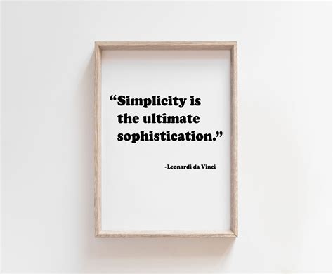 Simplicity Is The Ultimate Sophistication Gloriousmoms
