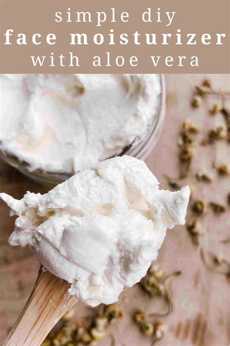 Making This Diy Face Moisturizer With Aloe Vera Is Going To Quickly