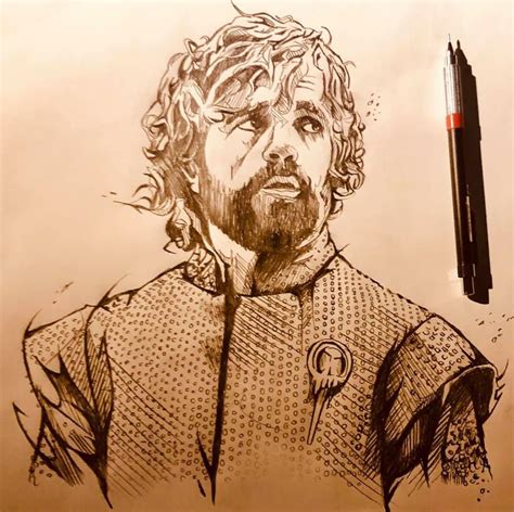 Game Of Thrones Portraits On Behance Game Of Thrones Drawings Game
