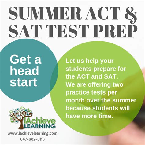 Iachieve Learning Is Offering A Free Practice Act Or Sat Test For