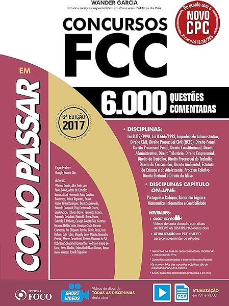 PDF Como Passar em Concursos FCC 6000 Questões Comentadas Books Library