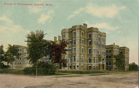 House Of Providence Detroit Postmarked 1911 Adam Cardinal Maida
