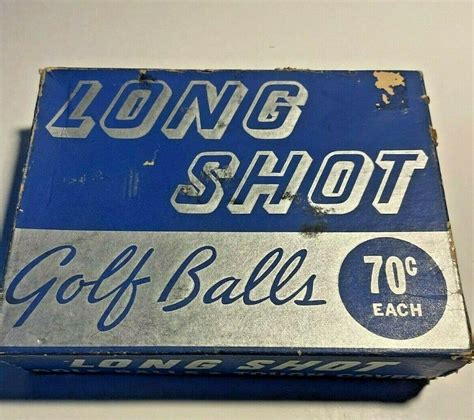 Vintage Long Shot Golf Balls 4 Sleeves Of 3 Rare Tough Cover
