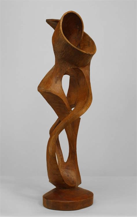 Contemporary Abstract Ambrosia Maple Sculpture For Sale at 1stdibs