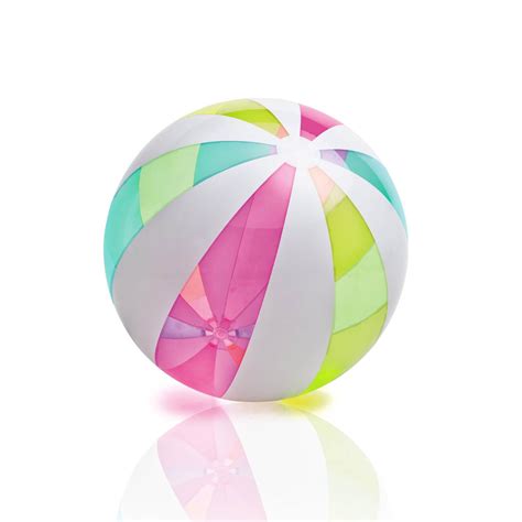 Intex Giant Classic Glossy And Colorful Inflatable Panel Beach Ball