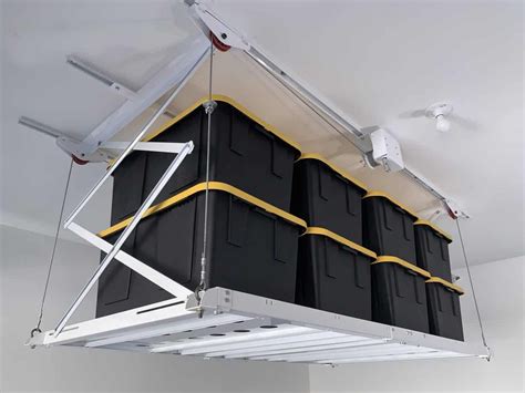 Syzzor Loft Retractable Garage Storage Lift Overhead Garage Storage