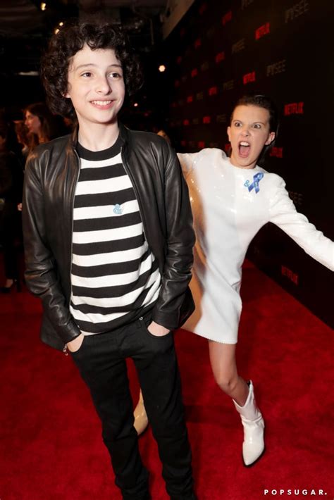 Millie Bobby Brown And Finn Wolfhard Pictures Popsugar Celebrity