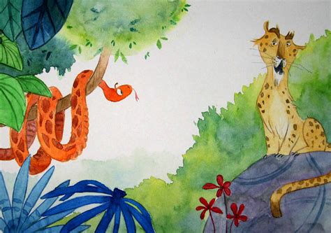 jungle watercolor 2 by GaelleVivier on DeviantArt