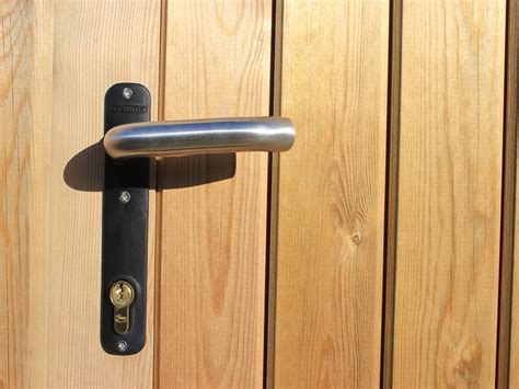 Wooden Gate Lock With Key