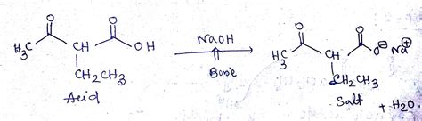 Aethyl Acetoacetatech3coch2cooch2ch3 Reactions With 1naoet 2