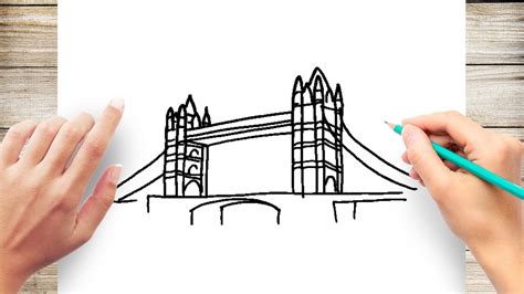 How To Draw Tower Bridge YouTube