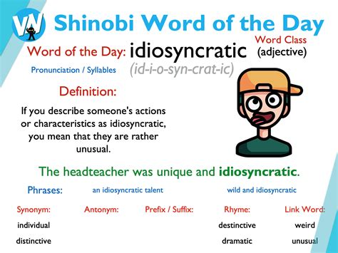 Mondays Shinobi Word Of The Day Vocabulary Ninja