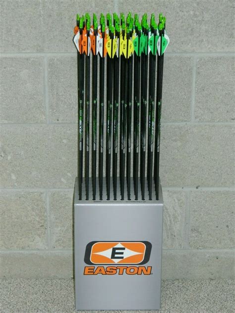 One Dozen Easton Axis 5mm Carbon Arrows 300 Or 260 Spine Brass Inserts