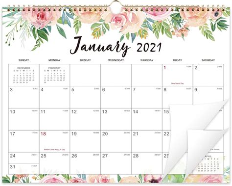 2021 Calendar Wall Calendar 2021 With 6 Patterns 146