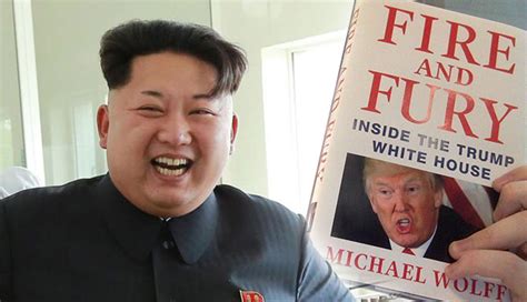 Kim Jong Un Laughing And Reading Fire And Fury Is It True