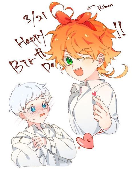 Norman X Emma The Promised Neverland Neverland Neverland Art Anime