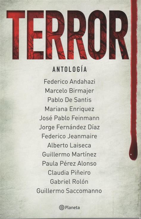 Guillermo Martínez Antología Terror Editorial Planeta
