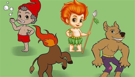 Desenhos De Personagens Do Folclore Para Colorir