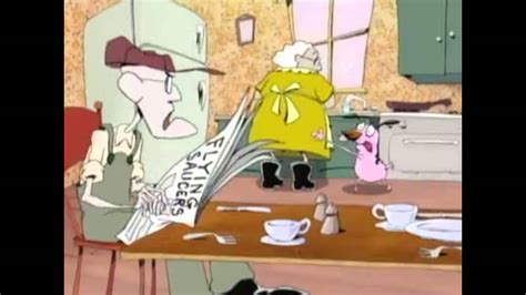Courage The Cowardly Dog S01 E00 The Chicken From Outer Space Youtube
