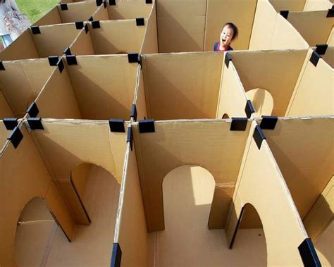 Cardboard Maze Diy For Kids Diy Cardboard Activities For Kids