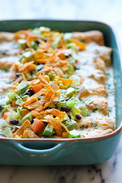 Maybe you would like to learn more about one of these? White Chicken Enchiladas with Green Chile Sour Cream Sauce ...