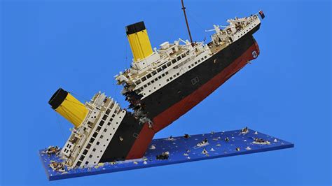 Massive Sinking Lego Titanic Required 120000 Pieces To Make Nerdist