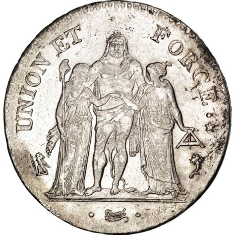 France 5 Francs An 5 A 1797 Union Et Force Silver Catawiki