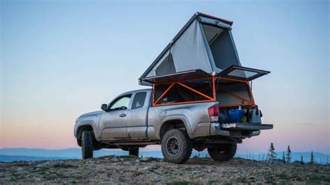 The Lightweight Pop Top Truck Camper Revolution Truck Bed Camper Pop