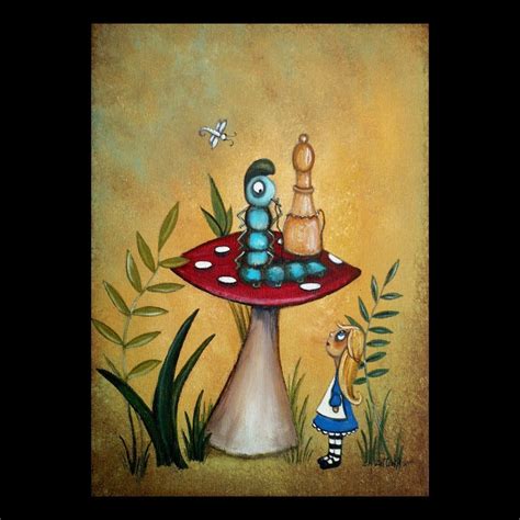 Alice In Wonderland Art Print Whimsical Art Print Giclee Etsy