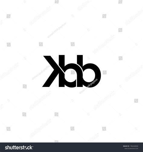 Kbb Letter Original Monogram Logo Design Stock Vector Royalty Free